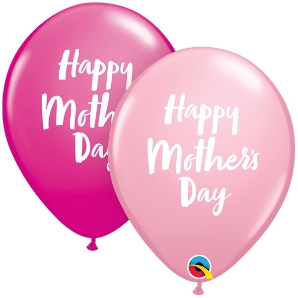 Q.11 Mother's Day - Script Pink & Wild Berry