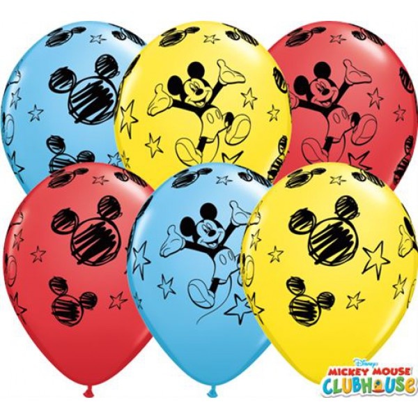 Q.11 Mickey Mouse - Yellow, Red & Pale Blue