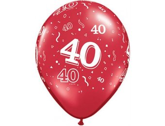 Q.11 - Cijfer - 40 - Ruby Red - 25 Stuks