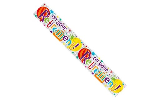 Banner 2.7m - Happy Retirement