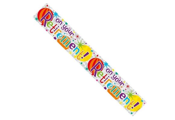 Banner 2.7m - Happy Retirement