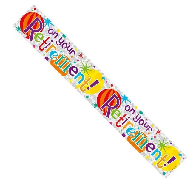 Banner 2.7m - Happy Retirement