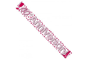 Banner 2.7m - 40th Anniversary