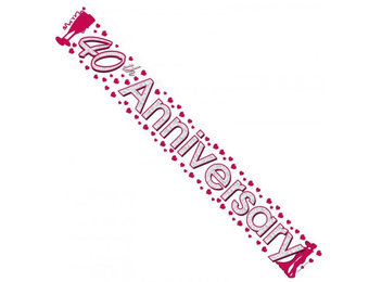Banner 2.7m - 40th Anniversary