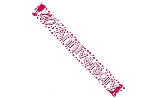 Banner 2.7m - 40th Anniversary
