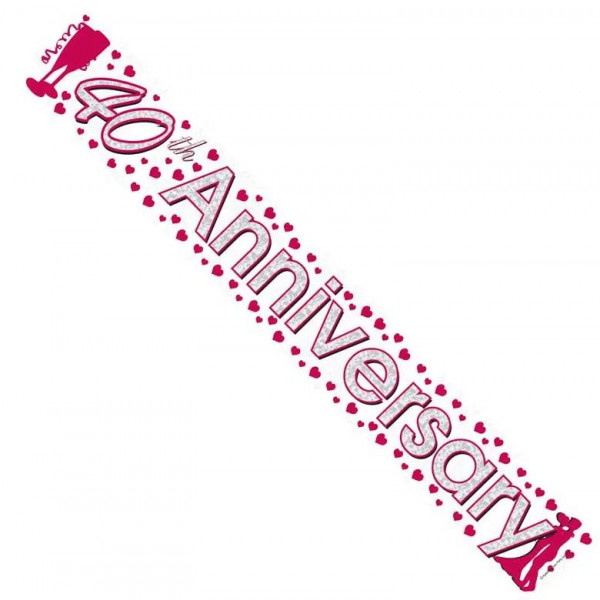 Banner 2.7m - 40th Anniversary