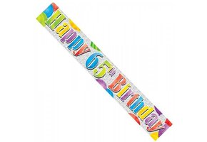 Banner 2.7m - 65th Birthday