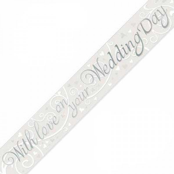Banner 2.7m - With Love on your Wedding Day