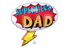 Dad Your My Superhero - 67cm x 66cm - Anagram