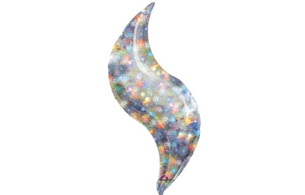 Curves - Holographic Fireworks - 36 inch - 3 stuks - Anagram