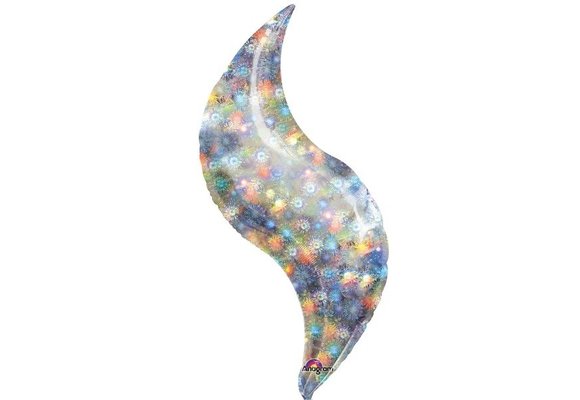 SALE > Curves - Holographic Fireworks - 36 inch - 3 stuks.