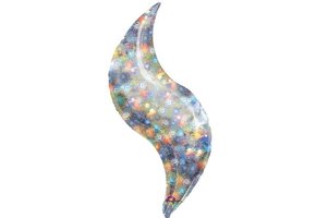 SALE > Curves - Holographic Fireworks - 28"/71cm - 3 stuks