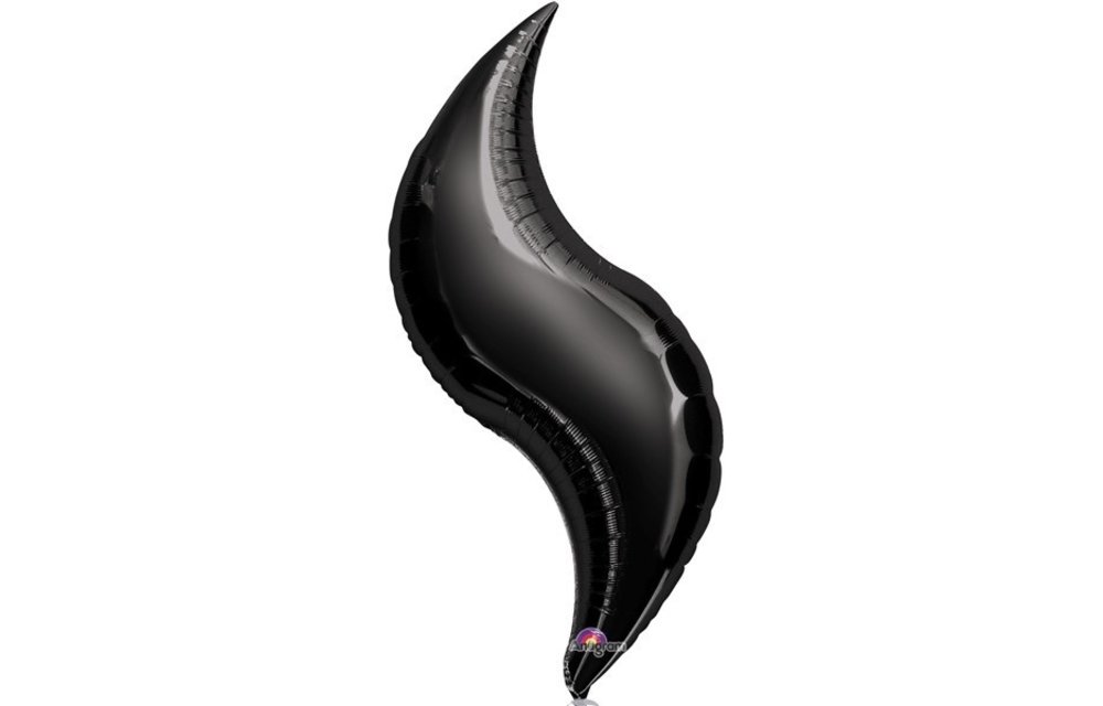 Curves Black - 36 inch - Anagram - 3 stuks