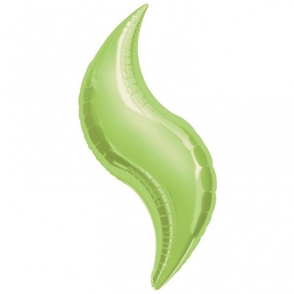 Curves Lime Green - 36"/91cm