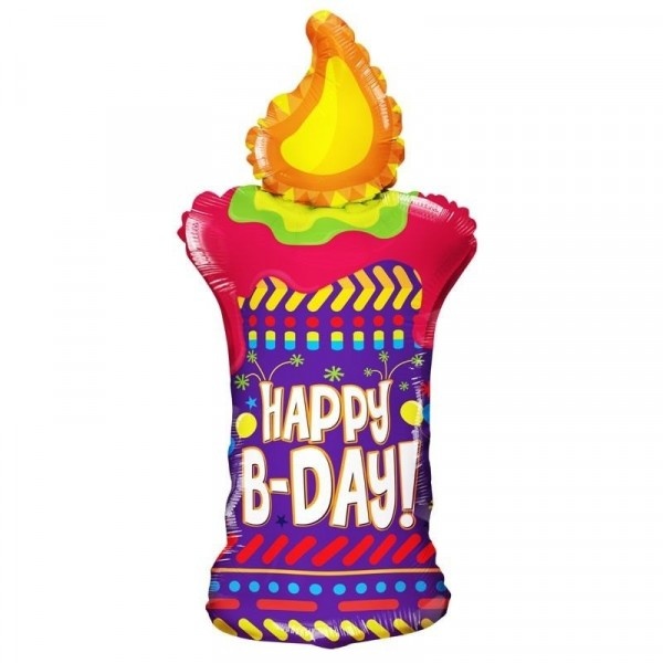 Happy Birthday Candle - K36"/90cm