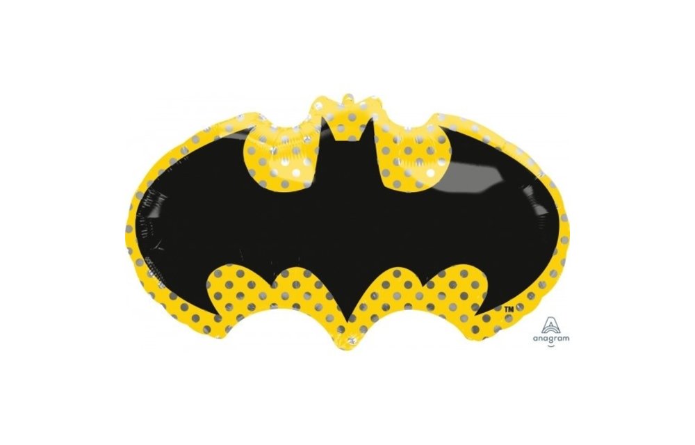Batman Sign - polka dots - 73cm x 40cm - Anagram