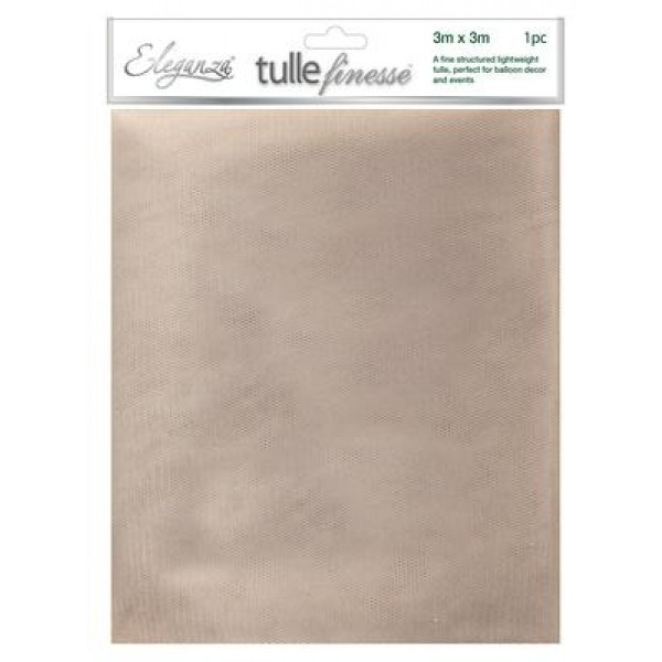 Tule - Zilver - 3m x 3m