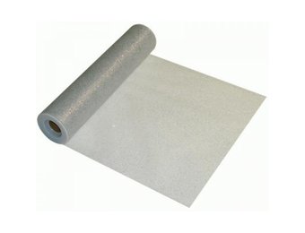 Tule - Metallic Glitter Silver - 15cm x 22m