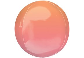 ORBZ - Ombre Red & Orange - A38cm x 40cm