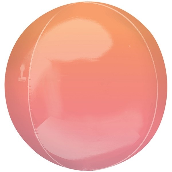 ORBZ - Ombre Red & Orange - A38cm x 40cm