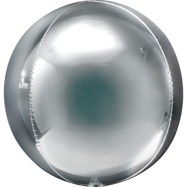 ORBZ - JUMBO Silver - A53cm x 53cm - 3 Stuks