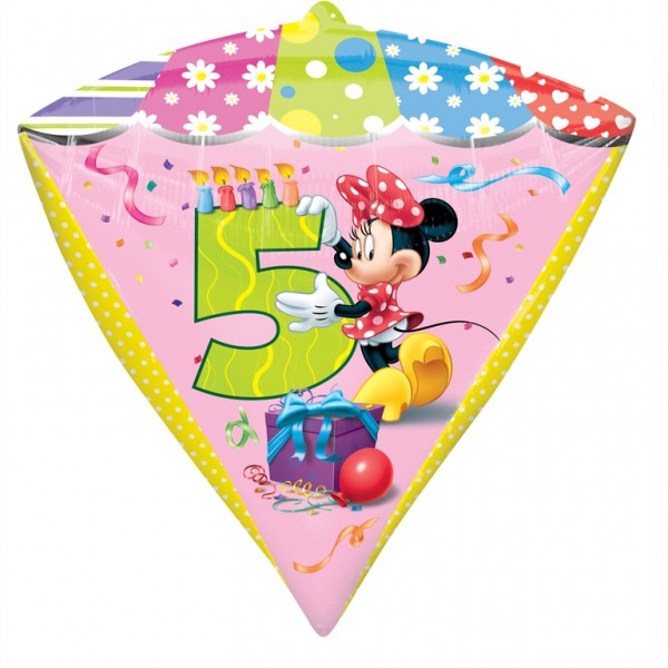 DIAMONDZ - Minnie Mouse Age 5 - A38cm x 43cm - SALE