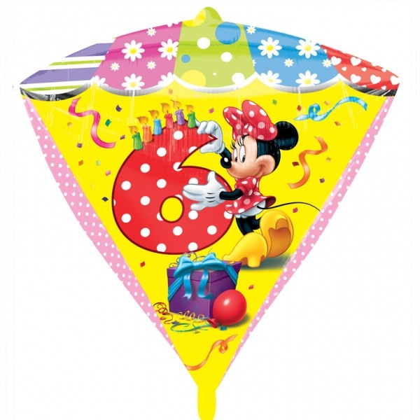 DIAMONDZ - Minnie Mouse Age 6 - A38cm x 43cm - SALE