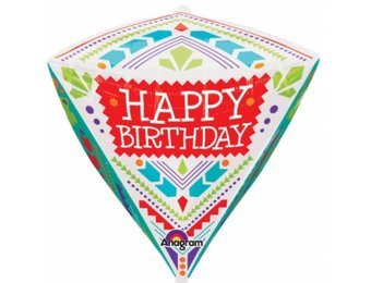 SALE > DIAMONDZ - Happy Birthday Scandi - A38cm x 43cm