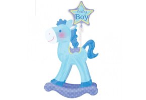 Rocking Horse - BOY - Airwalker - 127cm x 58cm - Anagram