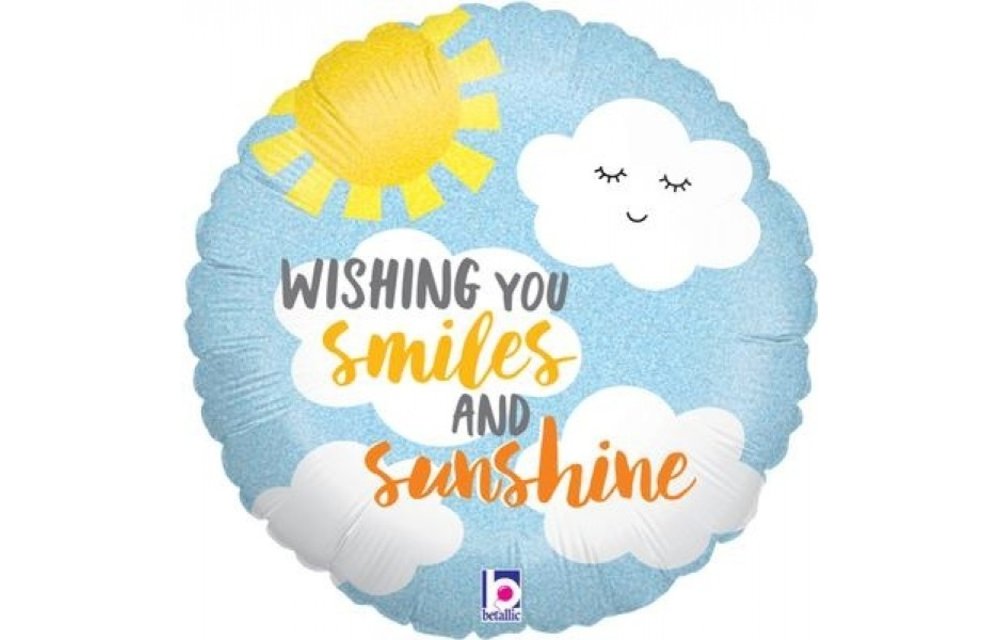 Smiles & Sunshine Holographic - 18 inch - Oaktree
