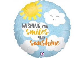 Smiles & Sunshine Holographic- O18"/45cm
