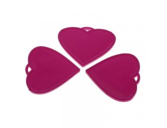 SALE > Balloon Weights - Heart - Fuchsia - 10 Gram - 50 stuks