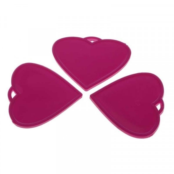SALE > Balloon Weights - Heart - Fuchsia - 10 Gram - 50 stuks