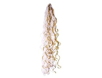 Twirlz / Tassle - Metallic Gold/White