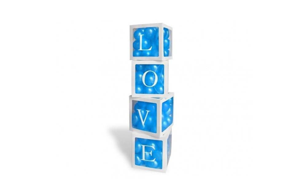 Balloon Box - Love - leeg geleverd
