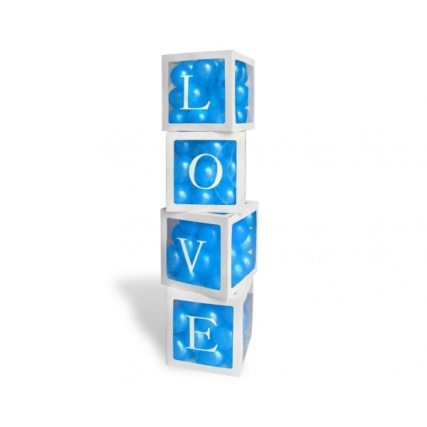 SALE > Balloon Box - Love - leeg geleverd