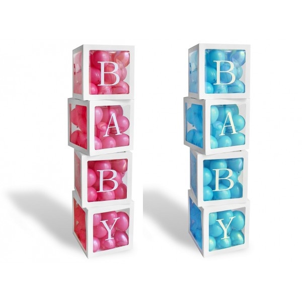 SALE > Balloon Box - Baby - leeg geleverd