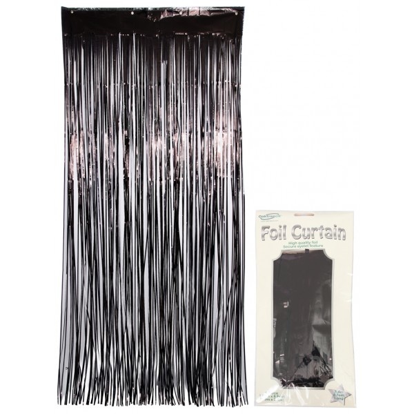 Folie Gordijn - Metallic Black - 0.9m x 2.40m