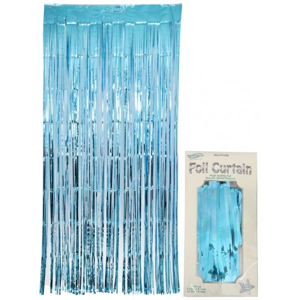 Folie Gordijn - Metallic Light Blue - 0.9m x 2.40m