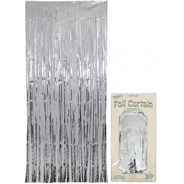 Folie Gordijn - Metallic Silver - 0.9m x 2.40m