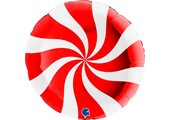 Candy Swirl White/Red - G36"/90cm
