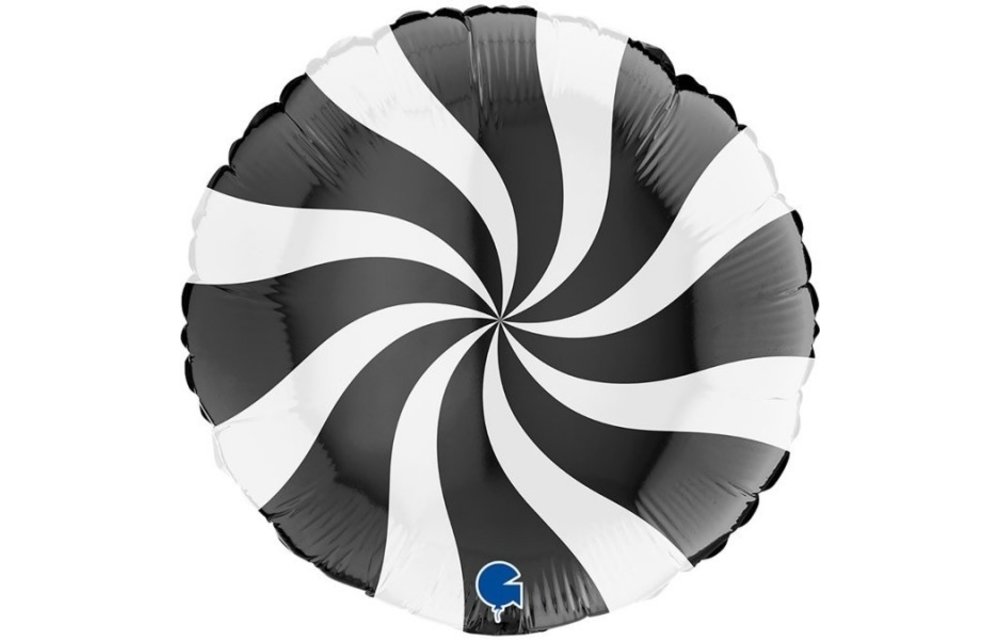 Candy Swirl White/Black - 36 inch - Grabo