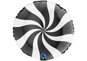 Candy Swirl White/Black - G36"/90cm