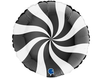 Candy Swirl White/Black - G36"/90cm