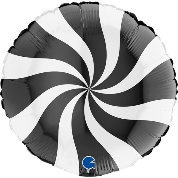Candy Swirl White/Black - 36 inch - Grabo