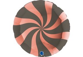 Candy Swirl Rose Gold/Platinum Grey - 36 inch - Grabo