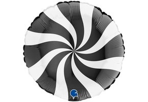 Candy Swirl - Black - 18 inch - Grabo