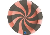 Candy Swirl Rose Gold/Platinum Grey - G18"/45cm