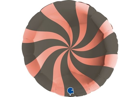 Candy Swirl Rose Gold/Platinum Grey - 18 inch - Grabo