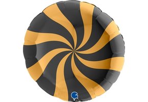 Candy Swirl Gold/Black - 18 inch - Grabo